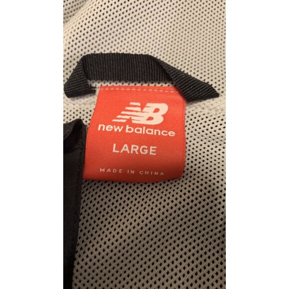 New Balance L Colorblock Hooded Windbreaker Jacket Lightweight Outerwear - Picture 4 of 10